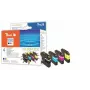 Peach PI500-91 Μελανοδοχείο μαύρο, κυανό, ματζέντα, κίτρινο
