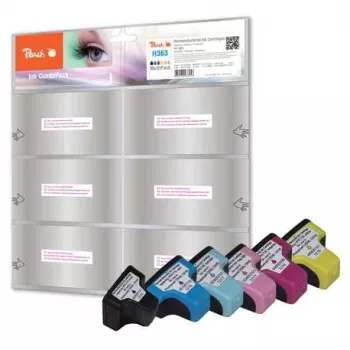 Peach 319010 Συμβατό μελάνι MultiPackPlus για HP 363XL, 6 χρωμάτων