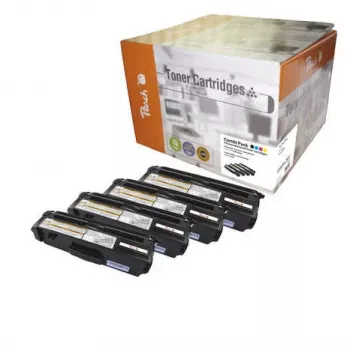 Peach Συνδυασμένη συσκευασία, συμβατή με TN-328, 6000 σελίδες, 6000 σελίδες, μαύρο, κυανό, ματζέντα, κίτρινο, 4 τεμ.