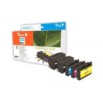 Peach Combi Pack Plus με τσιπ, συμβατό με Νο. 932XL, Νο. 933XL