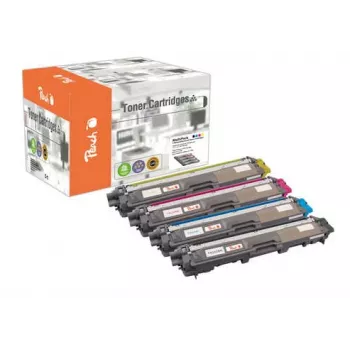 Peach 0F111929 Κασέτα τόνερ 4 τεμ. μαύρο, κυανό, ματζέντα, κίτρινο