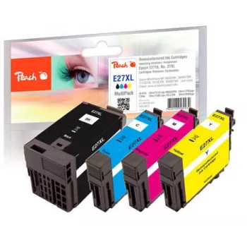 Peach 319815 μελανοδοχείο 4 τεμ. συμβατό μαύρο, cyan, magenta, κίτρινο