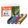 Peach PI300-744 μελανοδοχείο 4 τεμ. συμβατό μαύρο, cyan, magenta, κίτρινο