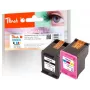 Peach PI300-808 μελανοδοχείο 2 τεμ. υψηλής (XL) απόδοσης μαύρο, cyan, magenta, κίτρινο