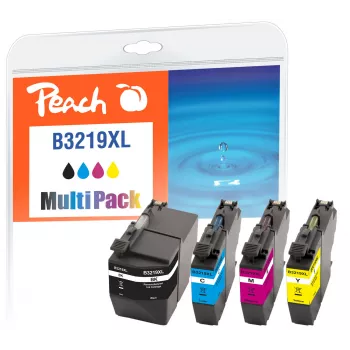 Peach 320287 μελανοδοχείο 4 τεμ. συμβατό υψηλής (XL) απόδοσης μαύρο, cyan, magenta, κίτρινο