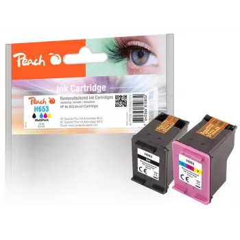 Peach PI300-1045 μελανοδοχείο 2 τεμ. συμβατό μαύρο, cyan, magenta, κίτρινο