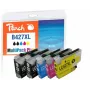 Peach PI500-402 Μελάνι 6 τεμ. συμβατό υψηλής (XL) απόδοσης μαύρο, κυανό, ματζέντα, κίτρινο