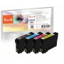 Peach PI200-994 Μελάνι 4 τεμ. συμβατό υψηλής (XL) χωρητικότητας μαύρο, κυανό, ματζέντα, κίτρινο