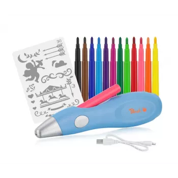 Peach PO150, Airbrush μαρκαδόρος, απαιτούνται μπαταρίες, μπλε Peach PO150. Τύπος προϊόντος: Airbrush μαρκαδόρος. Απαιτούνται μπαταρίες. Χρώμα προϊόντος: Μπλε