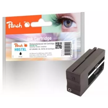 Peach PI300-934 Μελάνι 1 τεμ. συμβατό μαύρο