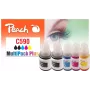 Peach 321339 Μελάνι 5 τεμ. συμβατό τυπικής απόδοσης μαύρο, κυανό, ματζέντα, κίτρινο