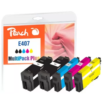 Peach PI200-938 μελανοδοχείο 5 τεμ. συμβατό μαύρο, cyan, magenta, κίτρινο