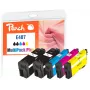 Peach PI200-938 μελανοδοχείο 5 τεμ. συμβατό μαύρο, cyan, magenta, κίτρινο