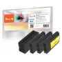 Peach PI300-1005 μελανοδοχείο 4 τεμ. συμβατό υψηλή (XL) απόδοση μαύρο, cyan, magenta, κίτρινο