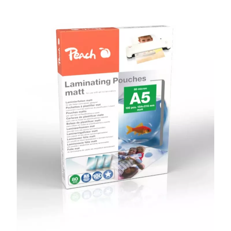 Peach S-PP580-30 φύλλα πλαστικοποίησης, 100 τεμ.