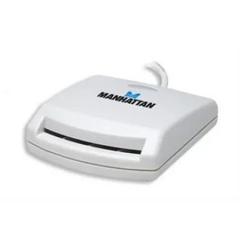 Manhattan 172844 αναγνώστης smartcard USB 1.1 λευκό