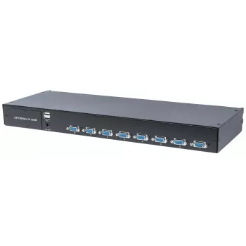 Intellinet αρθρωτός διακόπτης KVM VGA 8 θυρών, χρήση με αριθμούς προϊόντων 507622, 507738, 507981, 507998, 508025, 508032, 508049 & 508056