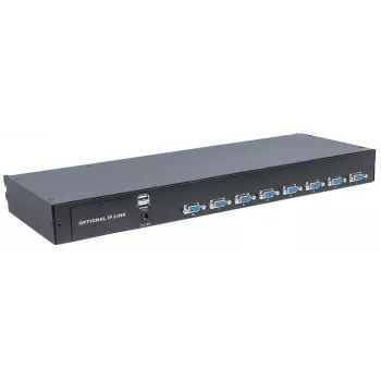 Intellinet αρθρωτός διακόπτης KVM VGA 8 θυρών, χρήση με αριθμούς προϊόντων 507622, 507738, 507981, 507998, 508025, 508032, 508049 & 508056