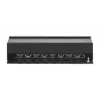 Intellinet Patch Panel, Cat6a, FTP, 8-Port, Desktop, θωρακισμένο, 90° Top-Entry LSA λωρίδες, μαύρο