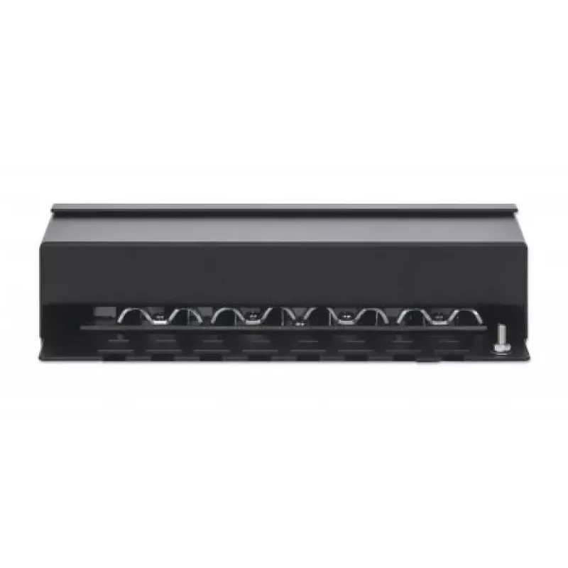 Intellinet Patch Panel, Cat6a, FTP, 8-Port, Desktop, θωρακισμένο, 90° Top-Entry LSA λωρίδες, μαύρο