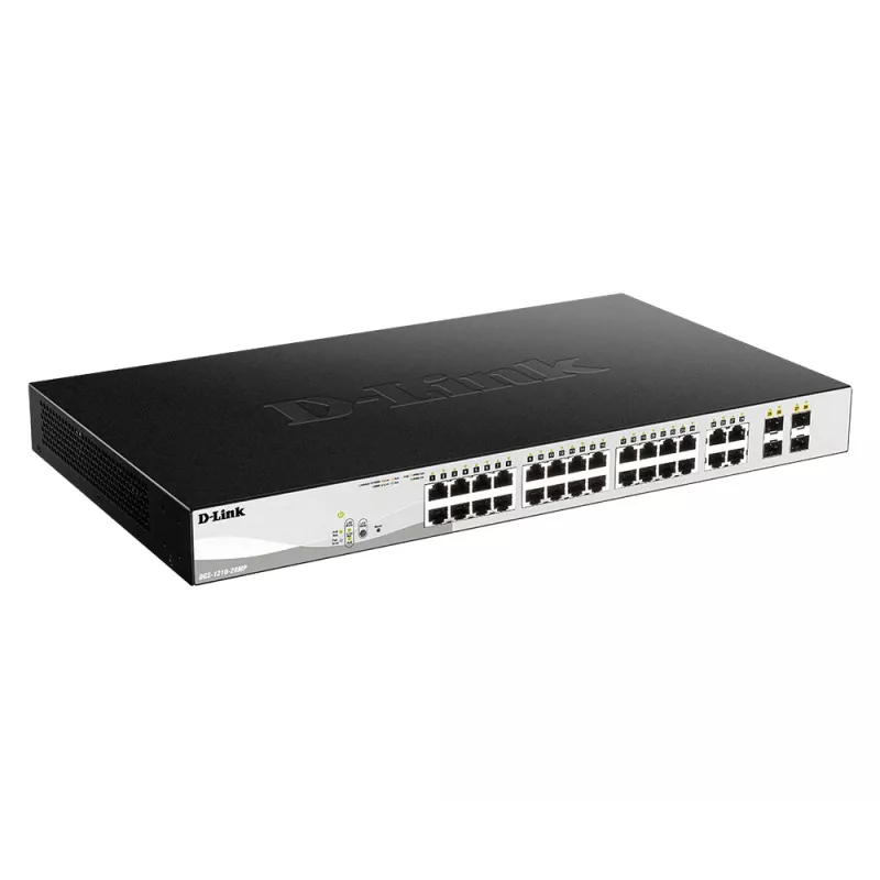 D-Link 28-port Gigabit PoE Smart Managed switch με 4 combo θύρες
