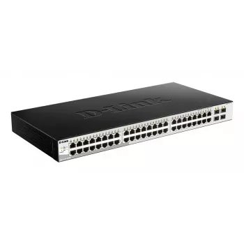 D-Link DGS-1210-52/ME Managed L2 Gigabit Ethernet (10/100/1000) 1U μαύρο