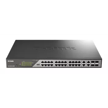 D-Link DSS-200G-28MPP switch δικτύου Managed L2 Gigabit Ethernet (10/100/1000) Power over Ethernet (PoE) 1U γκρι