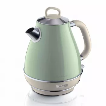 Ariete 2869 Vintage Βραστήρας, Ανοξείδωτο ατσάλι, 1,7 l, αυτόματη απενεργοποίηση, 2000 W, για νερό, τσάι και αφεψήματα βοτάνων, Παστέλ πράσινο
