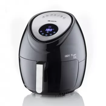 Ariete 4618 Airy Fryer XXL - Φριτέζα αέρα - Τηγανίζει 2,5 kg πατάτες - 7 λίτρα - Μαγείρεμα χωρίς λάδι και λίπος - 1800 Watt - Μαύρο