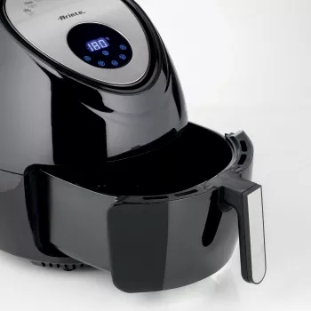 Ariete 4618 Airy Fryer XXL - Φριτέζα αέρα - Τηγανίζει 2,5 kg πατάτες - 7 λίτρα - Μαγείρεμα χωρίς λάδι και λίπος - 1800 Watt - Μαύρο