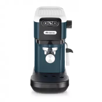 Ariete 1399 μηχανή espresso, για καφέ σε σκόνη και κάψουλες ESE, 1300 W, χωρητικότητα 1,1 l, πίεση 15 bar, φίλτρα για 1, 2 φλιτζάνια και κάψουλες ESE, cappuccino, λευκό