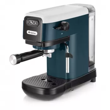 Ariete 1399 μηχανή espresso, για καφέ σε σκόνη και κάψουλες ESE, 1300 W, χωρητικότητα 1,1 l, πίεση 15 bar, φίλτρα για 1, 2 φλιτζάνια και κάψουλες ESE, cappuccino, λευκό
