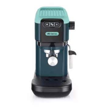 Ariete 1399 μηχανή espresso, για σκόνη και κάψουλες ESE, 1300 W, χωρητικότητα 1,1 l, πίεση 15 bar, φίλτρα για 1, 2 φλιτζάνια και κάψουλες ESE, cappuccino, πράσινο