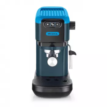 Ariete 1399 μηχανή espresso, για καφέ σε σκόνη και κάψουλες ESE, 1300 W, χωρητικότητα 1,1 l, πίεση 15 bar, φίλτρο για 1, 2 φλιτζάνια και κάψουλες ESE, cappuccino, μπλε