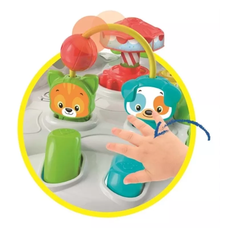 Clementoni Baby Park τραπέζι δραστηριοτήτων, 1 έτος, με ήχο, πολύχρωμο