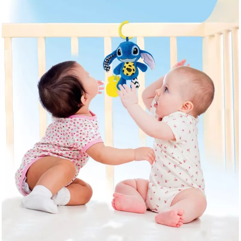Clementoni Disney Baby Stitch Soft Rattle βρεφικό κρεμαστό παιχνίδι
