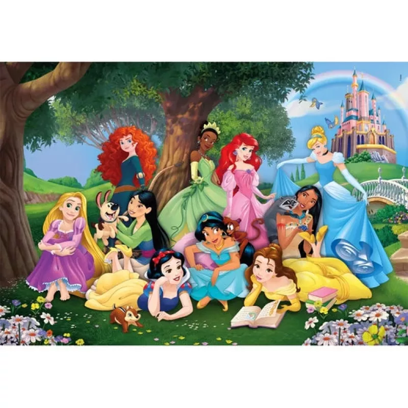 Clementoni Supercolor Disney Princess παζλ 104 τεμ. κινούμενα σχέδια