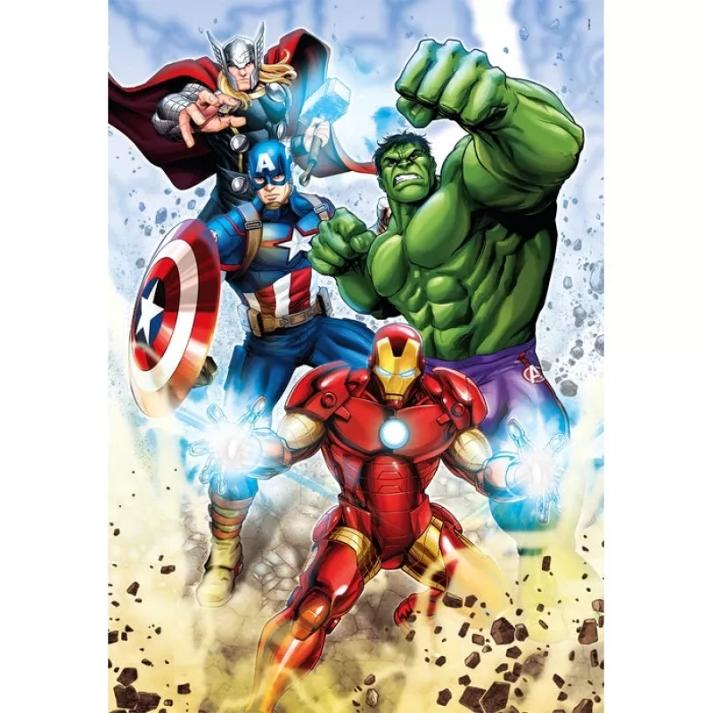 Clementoni Supercolor Marvel Avengers παζλ 60 τεμαχίων κόμικς