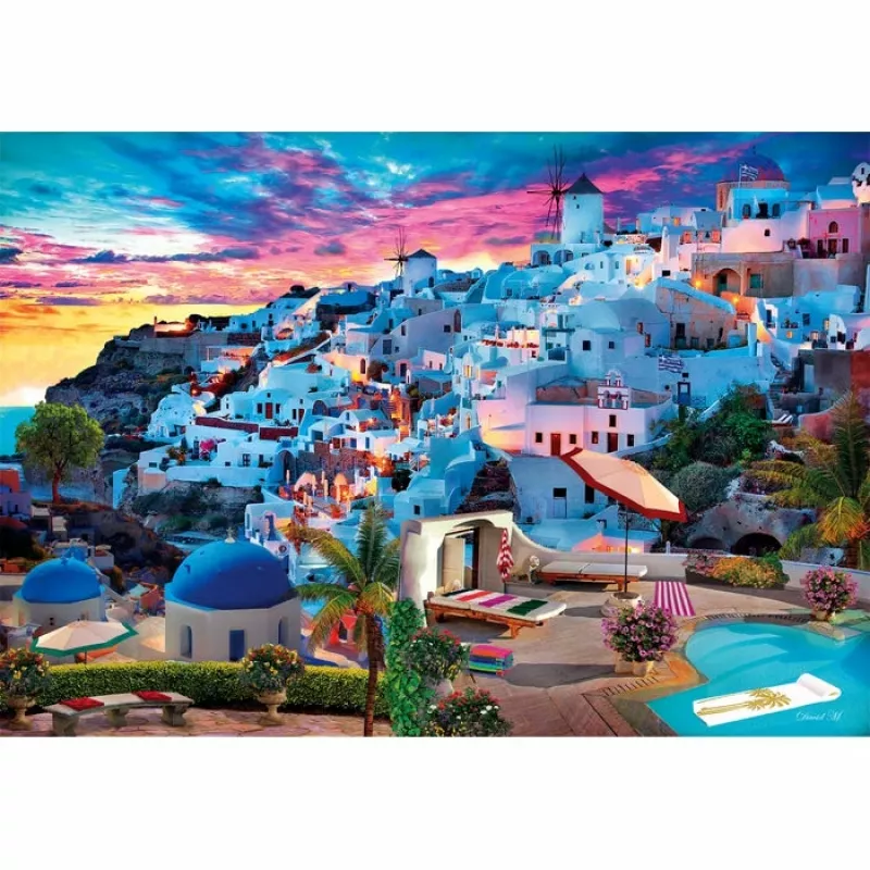 Clementoni High Quality Collection Griechenland Ansicht Παζλ 500 τεμ. Τοπίο