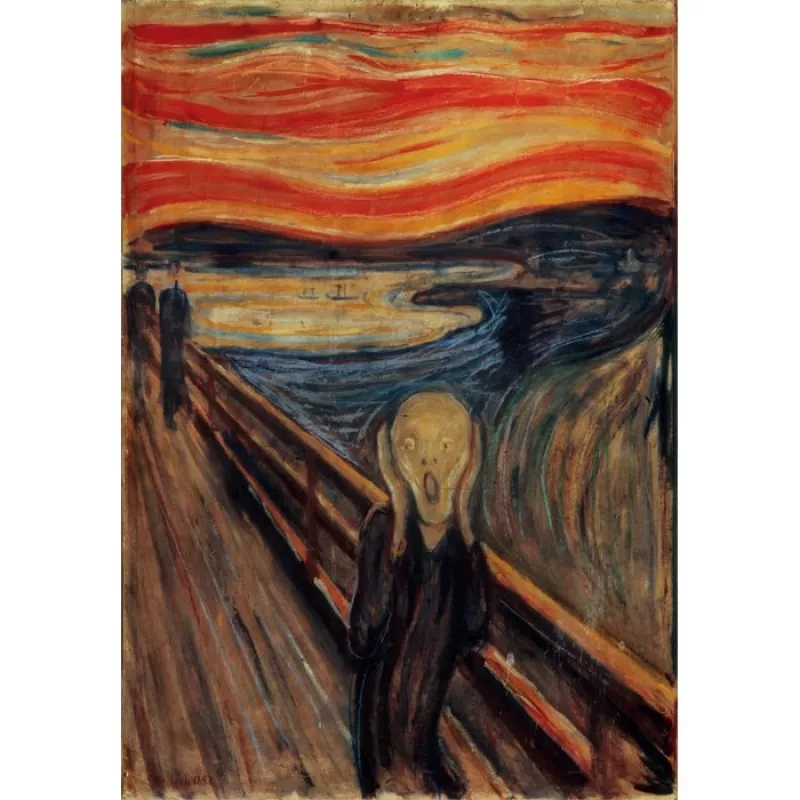 Clementoni Museum Collection Munch Der Schrei Παζλ 1000 τεμ. Τέχνη