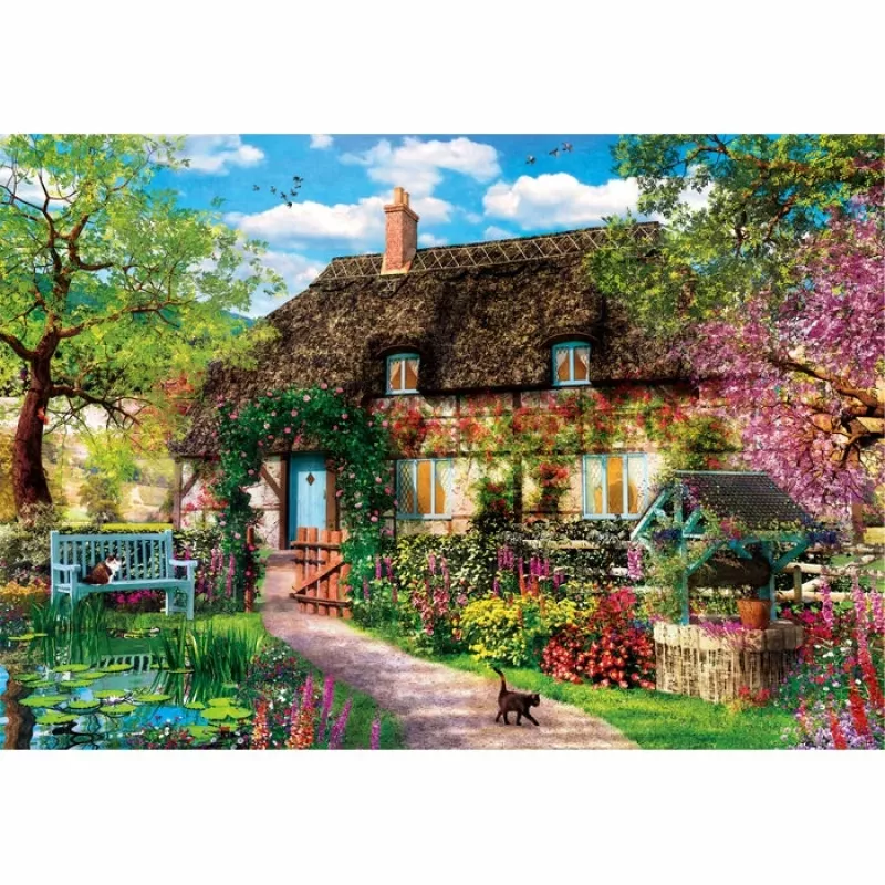 Clementoni High Quality Collection The Old Cottage Παζλ 1000 τεμ. Τέχνη