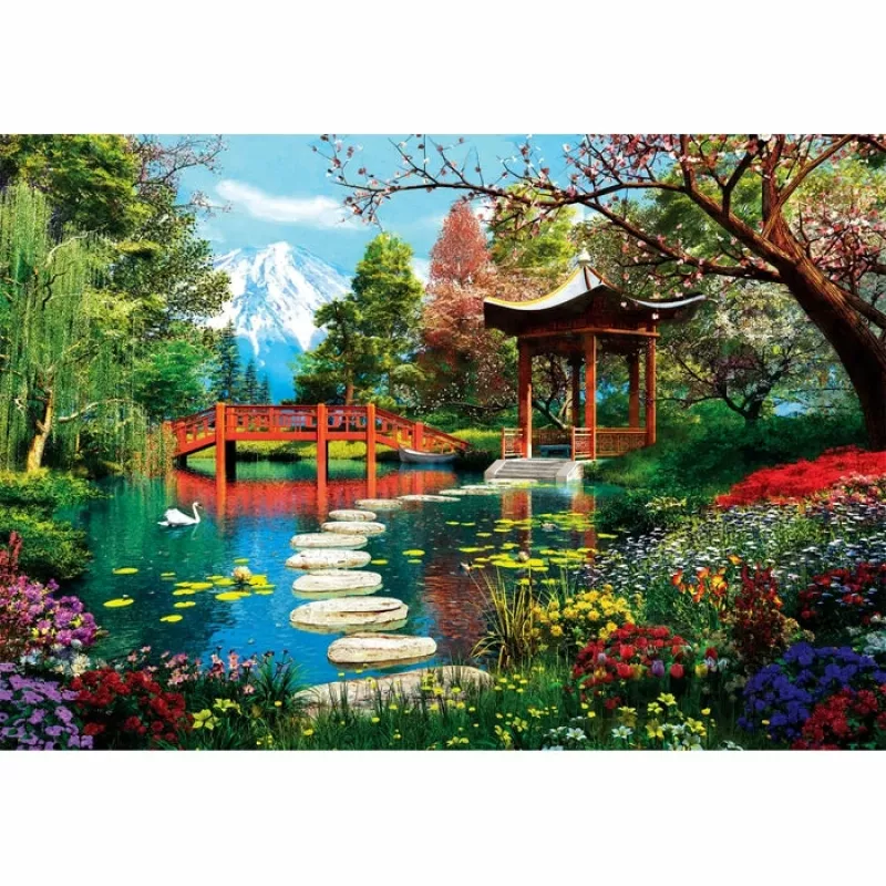 Clementoni High Quality Collection Fuji Garden Παζλ 1000 τεμ. Τοπίο