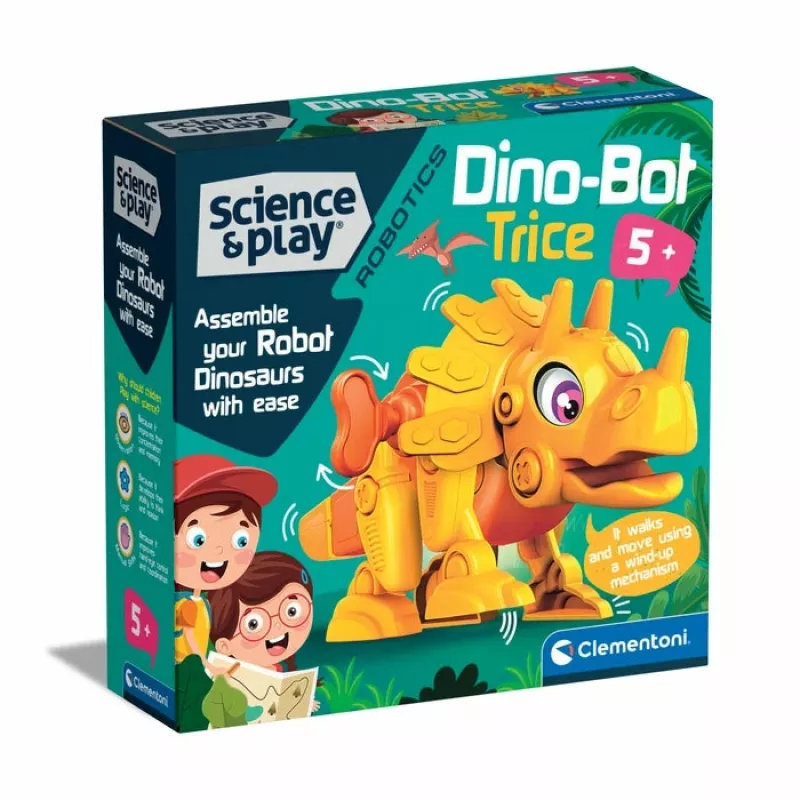 Clementoni Dino Bot Triceratops Junior, Ρομπότ-δεινόσαυρος, 5 ετών