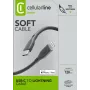 Cellularline Soft Καλώδιο 120 cm – USB-C σε Lightning, Καλώδιο Soft-Touch