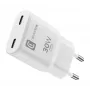 Cellularline GAN Φορτιστής τοίχου 2xUSB-C 30W PD 2xUSB-C 30W PD με τεχνολογία GaN