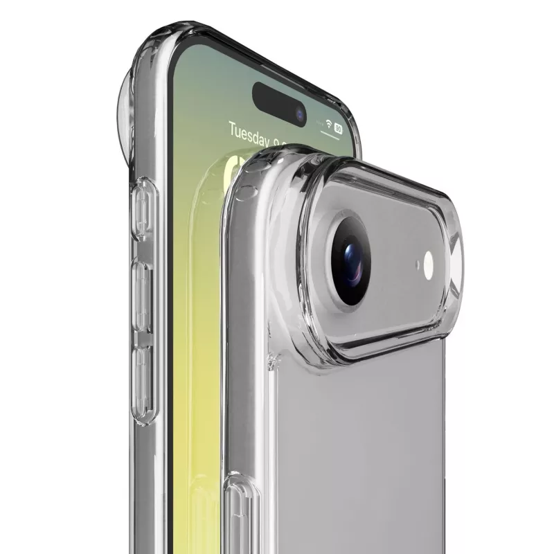 Cellularline Clear Protect - iPhone Air Σκληρή θήκη με λαστιχένια περιγράμματα