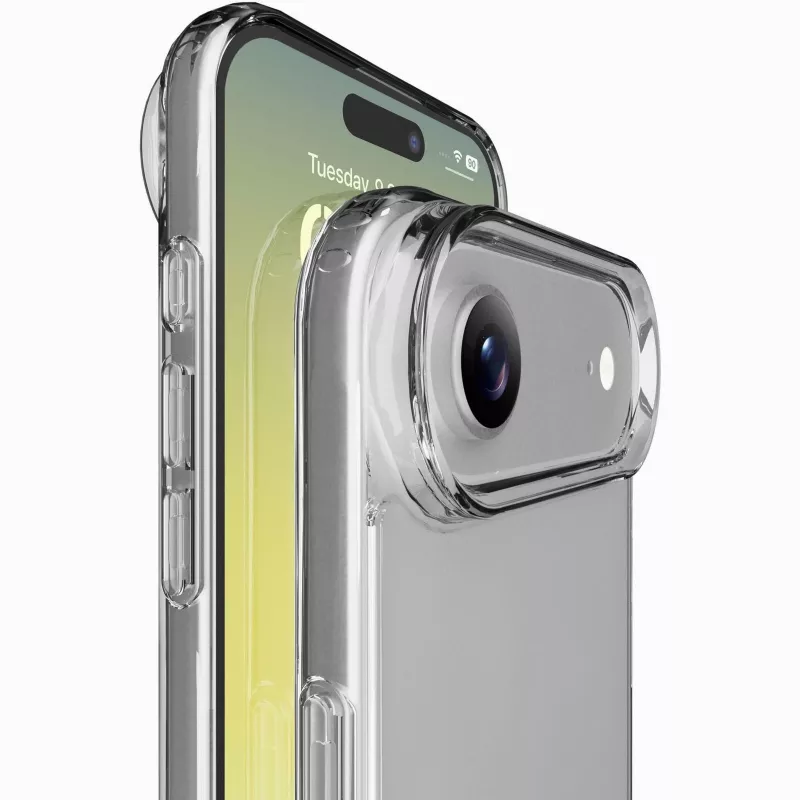 Cellularline Clear Protect - iPhone Air Σκληρή θήκη με λαστιχένια περιγράμματα