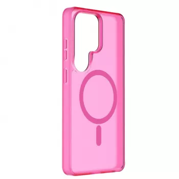 Cellularline FROSTY MAG - Galaxy S26 Ultra Ημιδιαφανής θήκη με ματ επιφάνεια και χρωματιστά περιγράμματα, συμβατή με το οικοσύστημα Qi2 και μαγνητικά αξεσουάρ για Samsung.