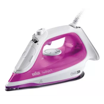 Braun TexStyle 5 SI 5225 Σίδερο ατμού 2500 W Ροζ, Λευκό