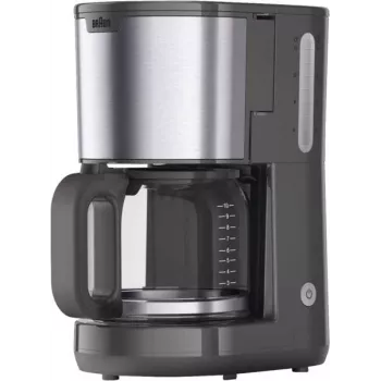 Braun PurShine KF 1500 GY Καφετιέρα φίλτρου, 1000 W, Γκρι/Ανοξείδωτο ατσάλι